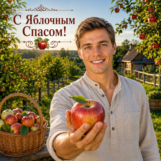 шарж пасечника с ульями и мёдом по фотографии