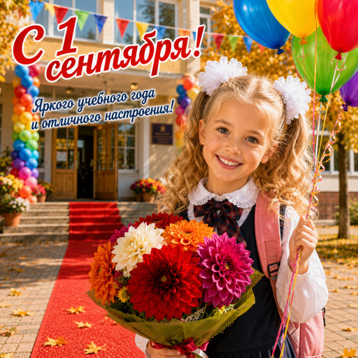 Шарж к 1 сентября по фото — подарок на День знаний — вариант 25