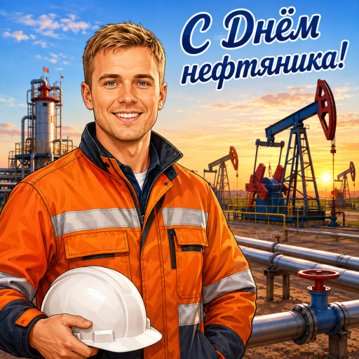 шарж на день нефтяника по фото