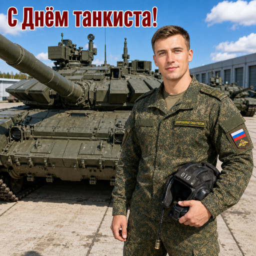 шарж танкисту по фотографии в подарок