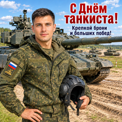 портрет танкиста в шлемофоне по фото