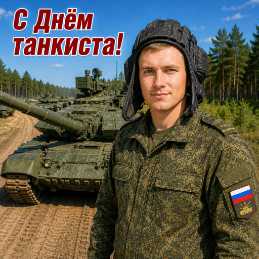 шарж танкисту по фотографии в подарок