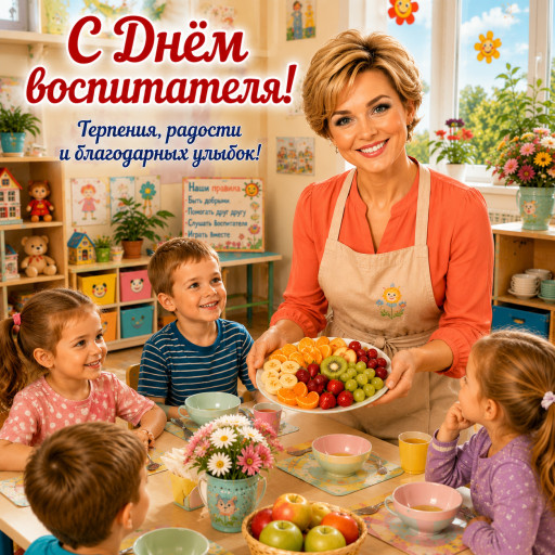 подарок воспитателю от родителей группы