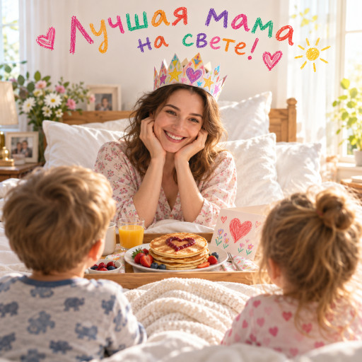 Портрет мамы по фото ко Дню матери
