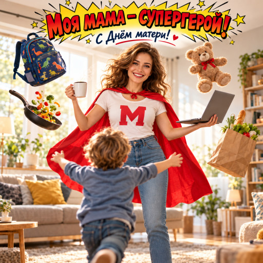 Портрет мамы по фото ко Дню матери