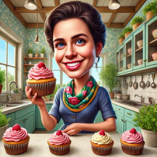 Шарж на домохозяйку