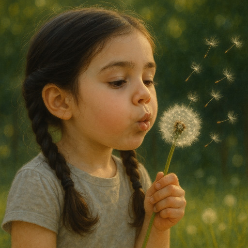 Семейный ИИ-портрет с детьми в сказочном стиле на День защиты детей