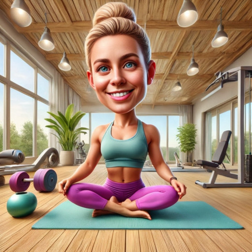 Шарж на домохозяйку