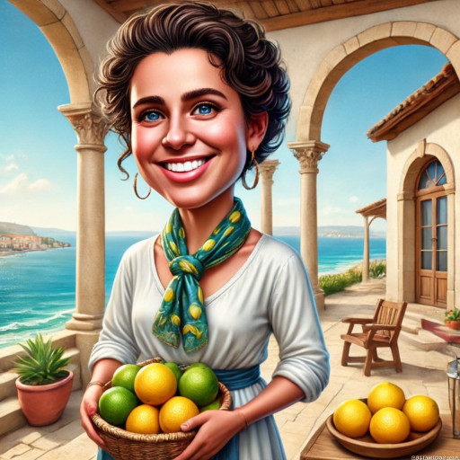 Шарж на домохозяйку