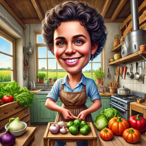 примеры шаржей домохозяек в разных образах