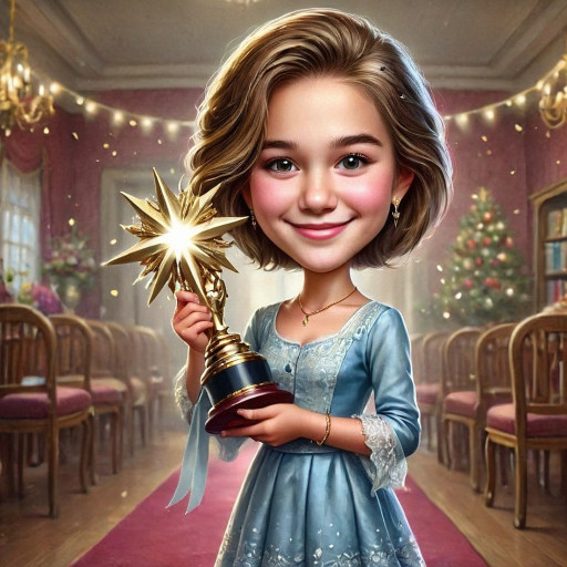 Серия ИИ-портретов дочери в разных художественных стилях