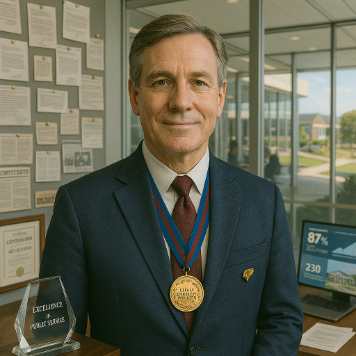 Коллективный шарж сотрудников администрации в стиле карикатуры