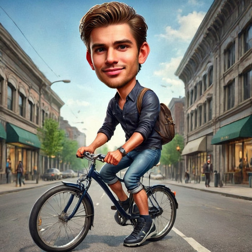 Коллекция ИИ-шаржей на тему здорового образа жизни для медицинского центра