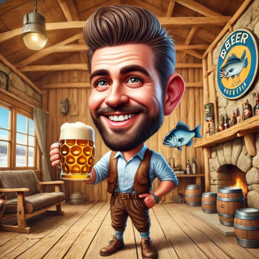 Процесс создания шаржа для мужчины на 1 апреля