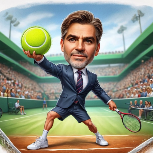 шарж генерального директора в кабинете