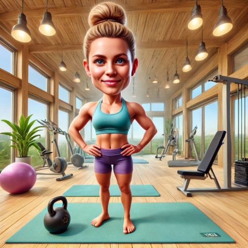 Шарж на домохозяйку