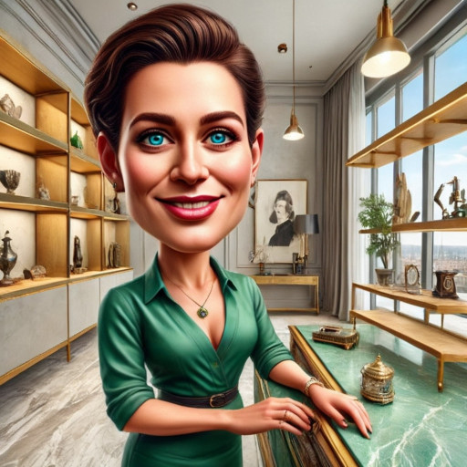 Шарж на домохозяйку