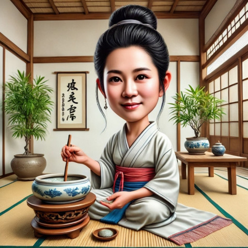 Шарж на домохозяйку