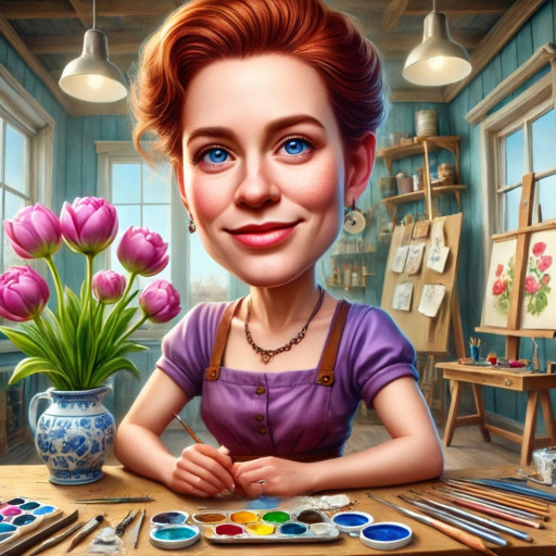 Шарж на домохозяйку