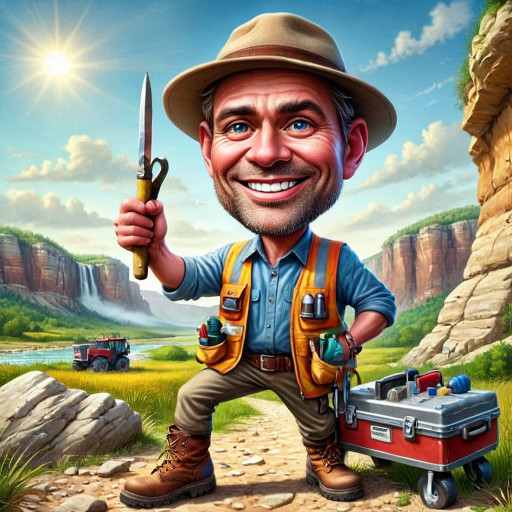 ИИ-портрет команды геологов в профессиональной обстановке