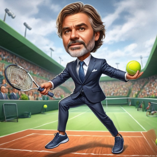 Пример использования карикатур в качестве подарка и элемента дизайна интерьера